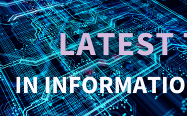 Blue White Bold Illustrated Neon Future Technology Corporate Profile LinkedIn Banner